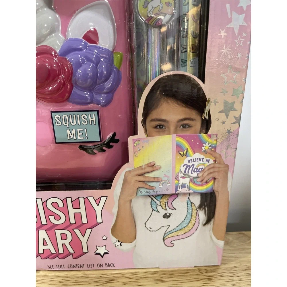 Its So Me Squishy Diary Personalize Your Own Unicorn Girl Kid Gift Set